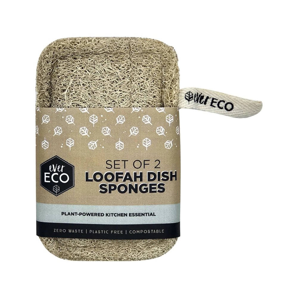 Loofah Dish Sponges 2pk