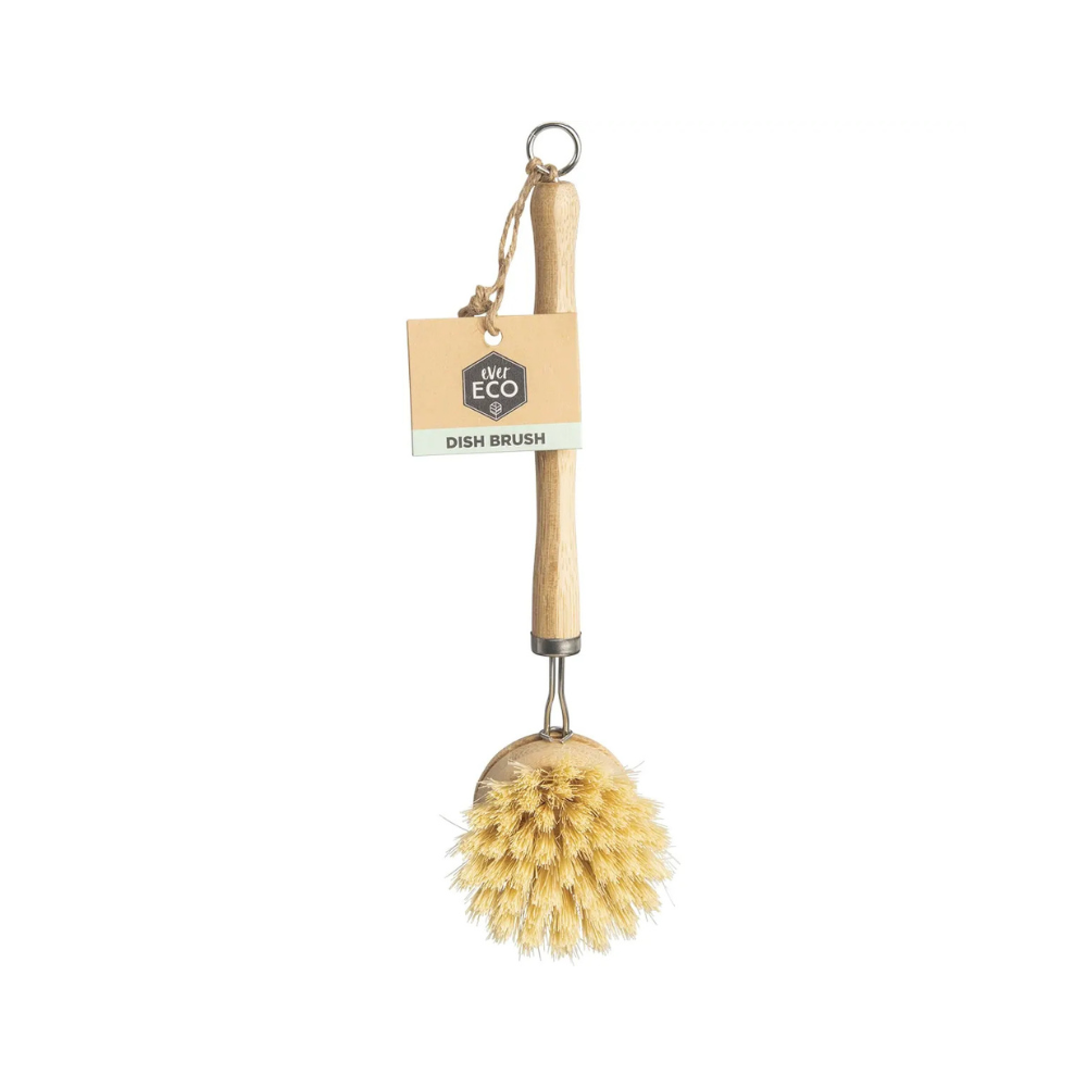 Dish Brush Bamboo Handle, Sisal Bristles