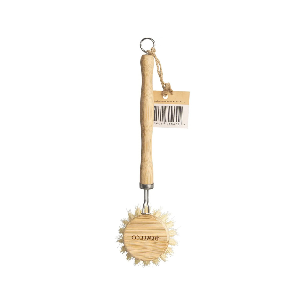 Dish Brush Bamboo Handle, Sisal Bristles